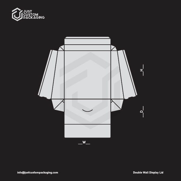 Double Wall Display Lid
