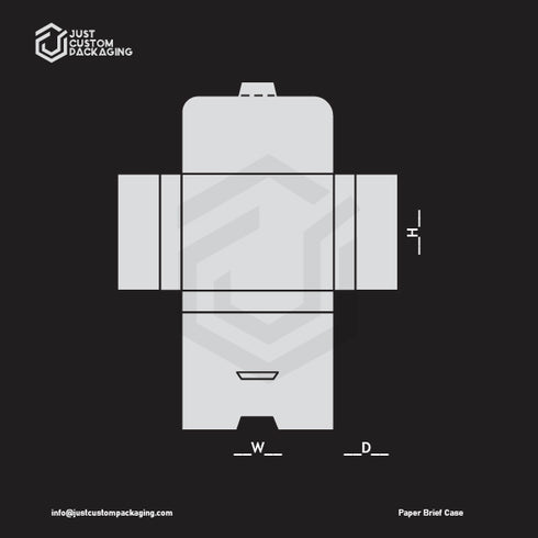 Paper Briefcase – Just Custom Packaging